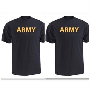 U.S. ARMY | 2 NWT APFU Short Sleeved PT T-Shirts